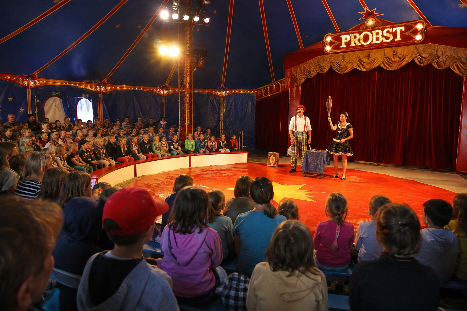 KI generiertes Bild mit einem Zirkus